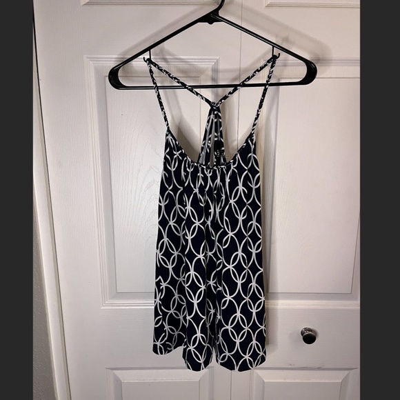 Tart Black & White Circle Print Tank Top L - Picture 5 of 5